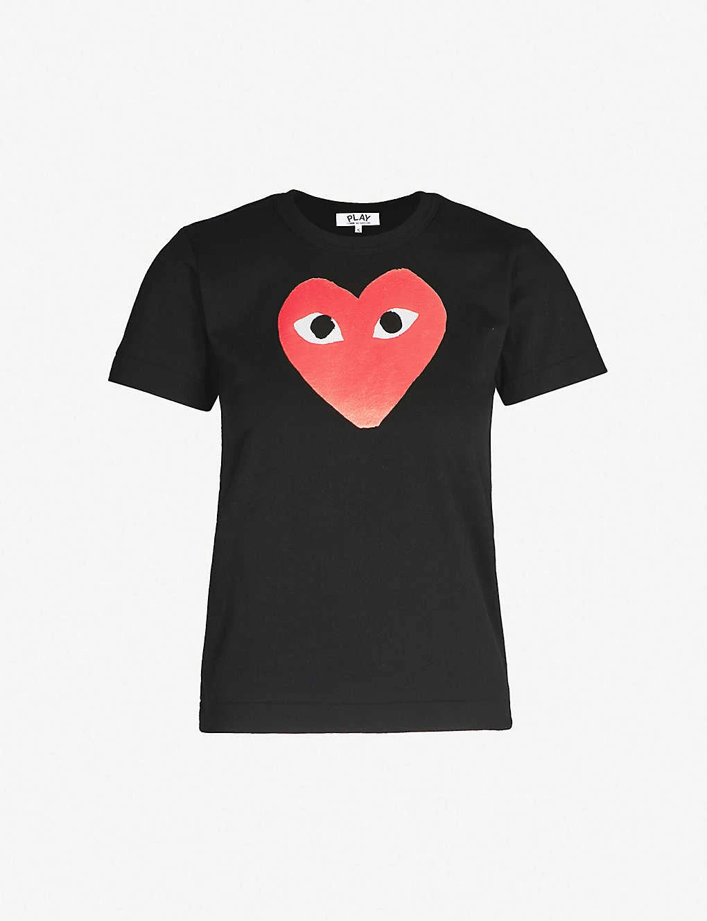 Comme Des Garçons Play Middle Heart-print Cotton-jersey T-shirt 3 Comme Des Garçons Play Middle Heart-print Cotton-jersey T-shirt