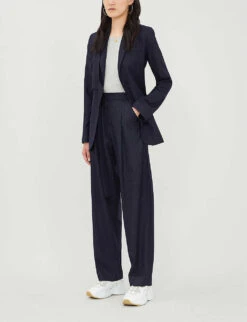 Whistles Cap-sleeved Jersey T-shirt -VogueVibe Store 501 10019 030632 GREY ALT01