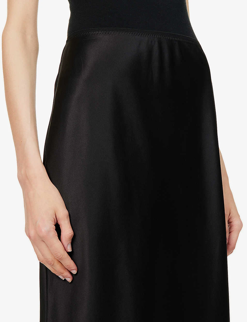 Joseph Isaak Silk-satin Midi Skirt 8 Joseph Isaak Silk-satin Midi Skirt - Image 6