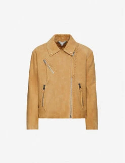 Whistles Tessa Suede Biker Jacket