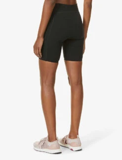 Every Wear™ High-rise Stretch-woven Shorts -VogueVibe Store R03720425 VERYBLACK ALT02