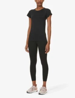 Look At Me Now Woven T-shirt -VogueVibe Store R03720428 VERYBLACK ALT01