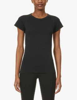 Look At Me Now Woven T-shirt -VogueVibe Store R03720428 VERYBLACK M