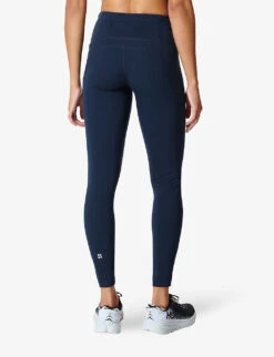 Sweaty Betty Power Workout High-rise Stretch-jersey Leggings -VogueVibe Store R03741887 NAVYBLUE ALT03