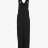 Whistles Rita Easy Woven Dungarees -VogueVibe Store R03745573 BLACK M