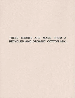 Text-print Mid-rise Recycled And Organic Cotton-blend Shorts -VogueVibe Store R03751958 SAND ALT02