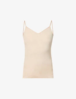 HANRO Seamless Cotton-jersey Cami Top