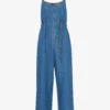 Whistles Strappy Tie-waist Denim Jumpsuit