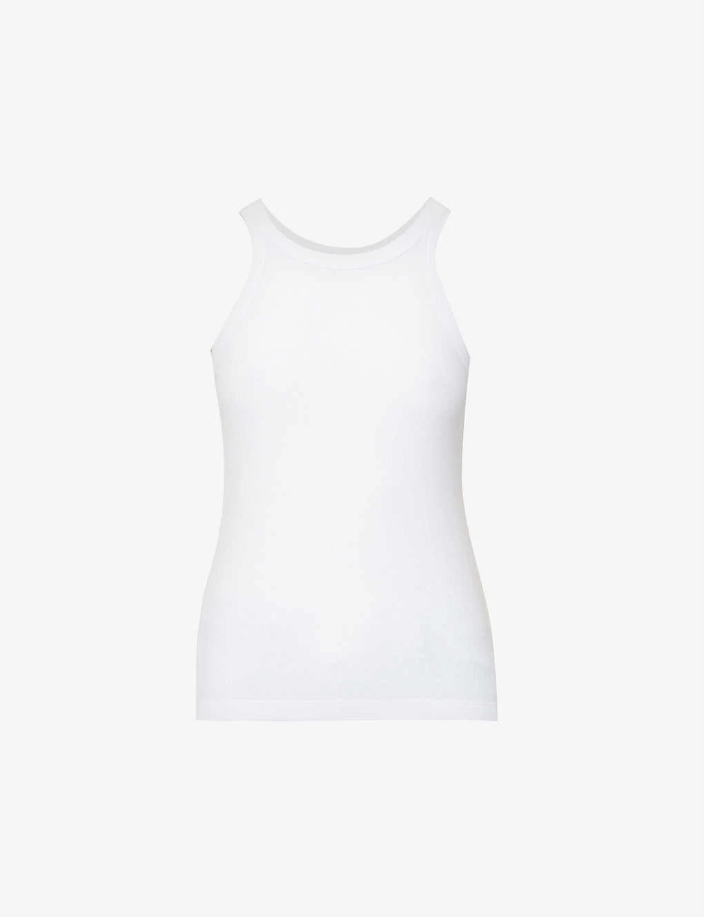 Toteme Ribbed Organic Cotton-blend Tank Top 3 Toteme Ribbed Organic Cotton-blend Tank Top