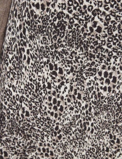 Whistles Animal-print Woven Midi Skirt -VogueVibe Store R03851427 MULTICOLOUR ALT04