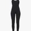 Girlfriend Collective Scoop-neck Stretch-recycled Polyester Unitard 1 Girlfriend Collective Scoop-neck Stretch-recycled Polyester Unitard -VogueVibe Store R03878906 BLACK M