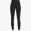 Adidas By Stella Mccartney Logo-print Fitted-leg High-rise Leggings -VogueVibe Store R03885224 BLACK M