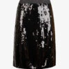 Pre-loved Gerard Darel Sequin-embellished Midi Skirt -VogueVibe Store R03886681 BLACK M