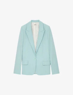 Zadig & Voltaire Voyage Single-breasted Woven Jacket