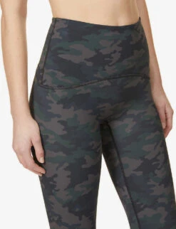 Booty Boost 7/8 High-rise Stretch-jersey Leggings 11 Booty Boost 7/8 High-rise Stretch-jersey Leggings -VogueVibe Store R03912012 BLACKCAMO ALT04