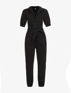 Paige Mayslie Stretch-cotton-blend Jumpsuit