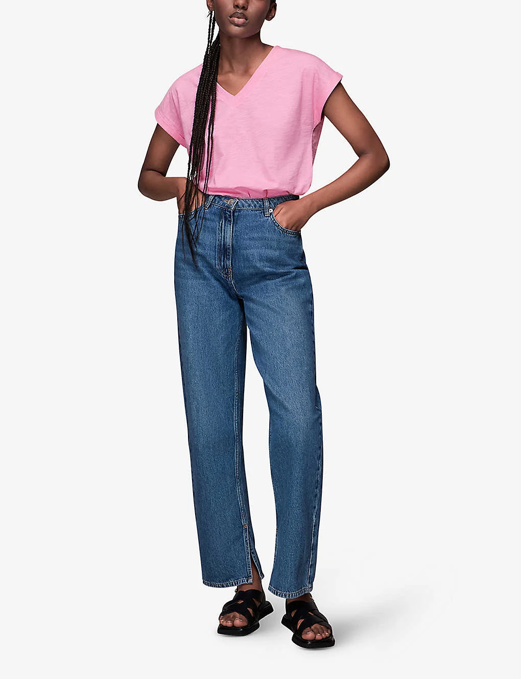 Whistles Willa Organic Cotton-jersey T-shirt 4 Whistles Willa Organic Cotton-jersey T-shirt - Image 2