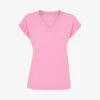 Whistles Willa Organic Cotton-jersey T-shirt 1 Whistles Willa Organic Cotton-jersey T-shirt -VogueVibe Store R03929935 PINK M