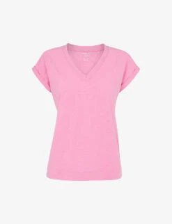 Whistles Willa Organic Cotton-jersey T-shirt