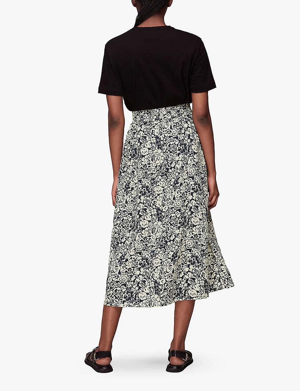 Whistles Floral-print Woven Midi Skirt 5 Whistles Floral-print Woven Midi Skirt - Image 3