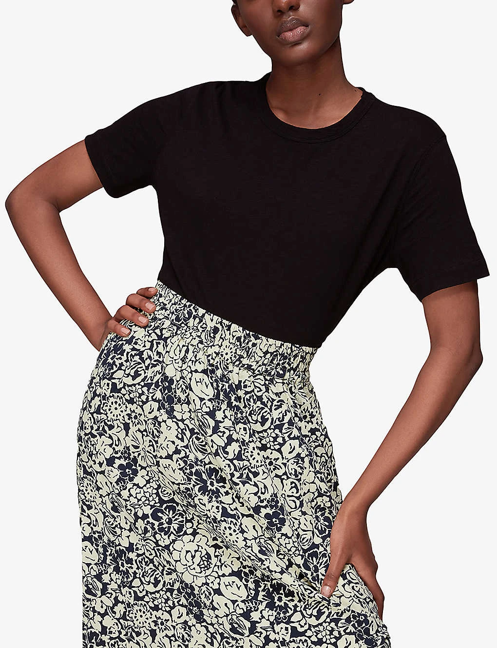 Whistles Floral-print Woven Midi Skirt 6 Whistles Floral-print Woven Midi Skirt - Image 4