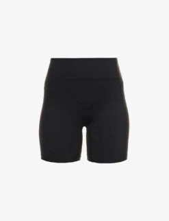 Center Stage Fitted High-rise Stretch-woven Shorts