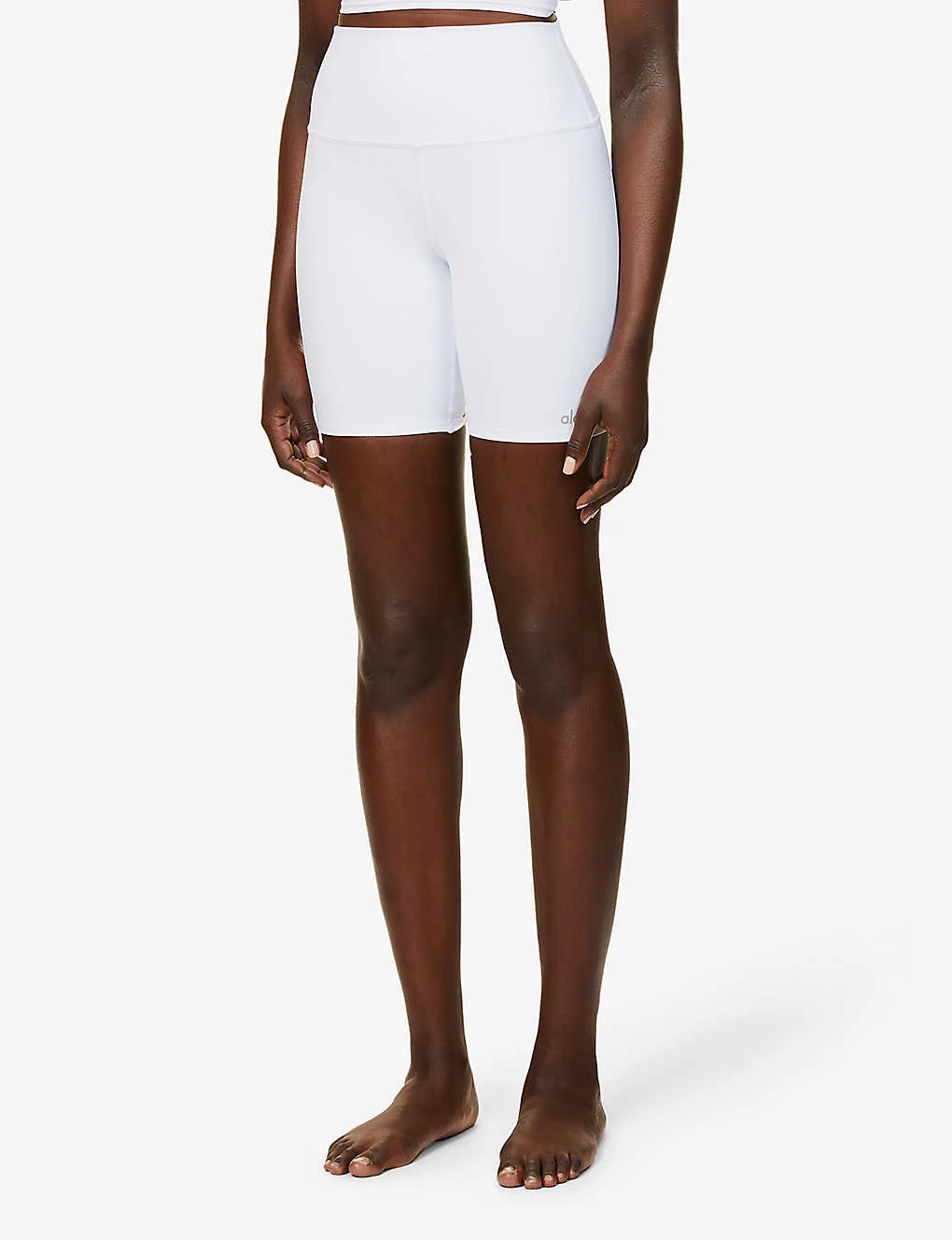 Logo-print High-rise Stretch-woven Shorts 4 Logo-print High-rise Stretch-woven Shorts - Image 3