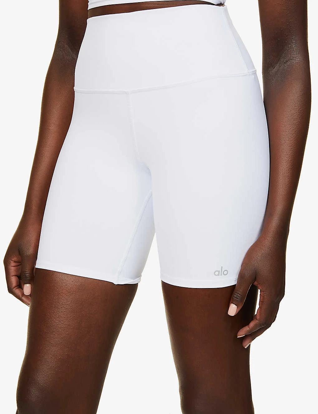 Logo-print High-rise Stretch-woven Shorts 6 Logo-print High-rise Stretch-woven Shorts - Image 5