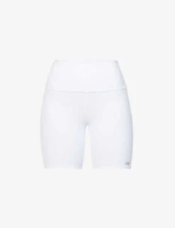 Logo-print High-rise Stretch-woven Shorts