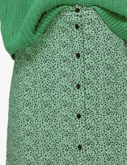 Whistles Ink Leopard-print Woven Midi Skirt -VogueVibe Store R03942768 MULTICOLOURED ALT05