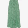 Whistles Ink Leopard-print Woven Midi Skirt -VogueVibe Store R03942768 MULTICOLOURED M
