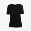Whistles Rosa Double-trim Cotton T-shirt