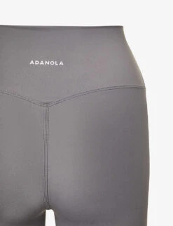 Ultimate Crop High-rise Stretch-woven Bike Shorts 7 Ultimate Crop High-rise Stretch-woven Bike Shorts -VogueVibe Store R03949459 DARKGREY ALT02