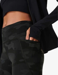 Sweaty Betty Power High-rise Stretch-jersey Leggings -VogueVibe Store R03958941 ULTRABLACK ALT04