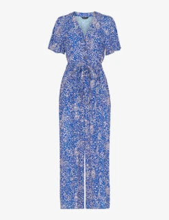 Whistles Jemma Animal-print Woven Jumpsuit