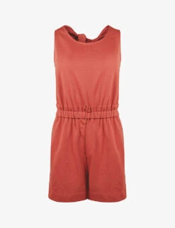 Sweaty Betty Harlow Tie-back Cotton-blend Playsuit