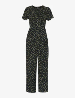 Whistles Graphic-print Woven Jumpsuit