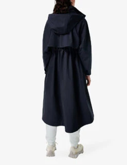 Sweaty Betty Motion Recycled-polyester Longline Parka -VogueVibe Store R04000068 FRENCHNAVYBLUE ALT03