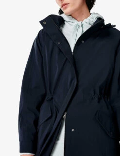 Sweaty Betty Motion Recycled-polyester Longline Parka -VogueVibe Store R04000068 FRENCHNAVYBLUE ALT04