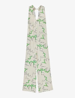 Ted Baker Remmeiy Graphic-print Woven Jumpsuit