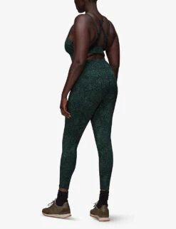 Whistles Animal-print Recycled-nylon Leggings -VogueVibe Store R04056785 MULTICOLOURED ALT03