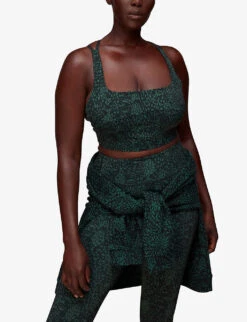 Whistles Animal-print Recycled-nylon Leggings -VogueVibe Store R04056785 MULTICOLOURED ALT04