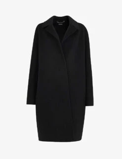 Whistles Double-faced Cocoon-shape Wool Coat