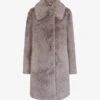 Whistles Imogen Collar-detail Faux-fur Coat -VogueVibe Store R04067953 MULTICOLOURED M