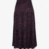 Whistles Leopard-print High-waist Woven Midi Skirt -VogueVibe Store R04070392 MULTICOLOURED M