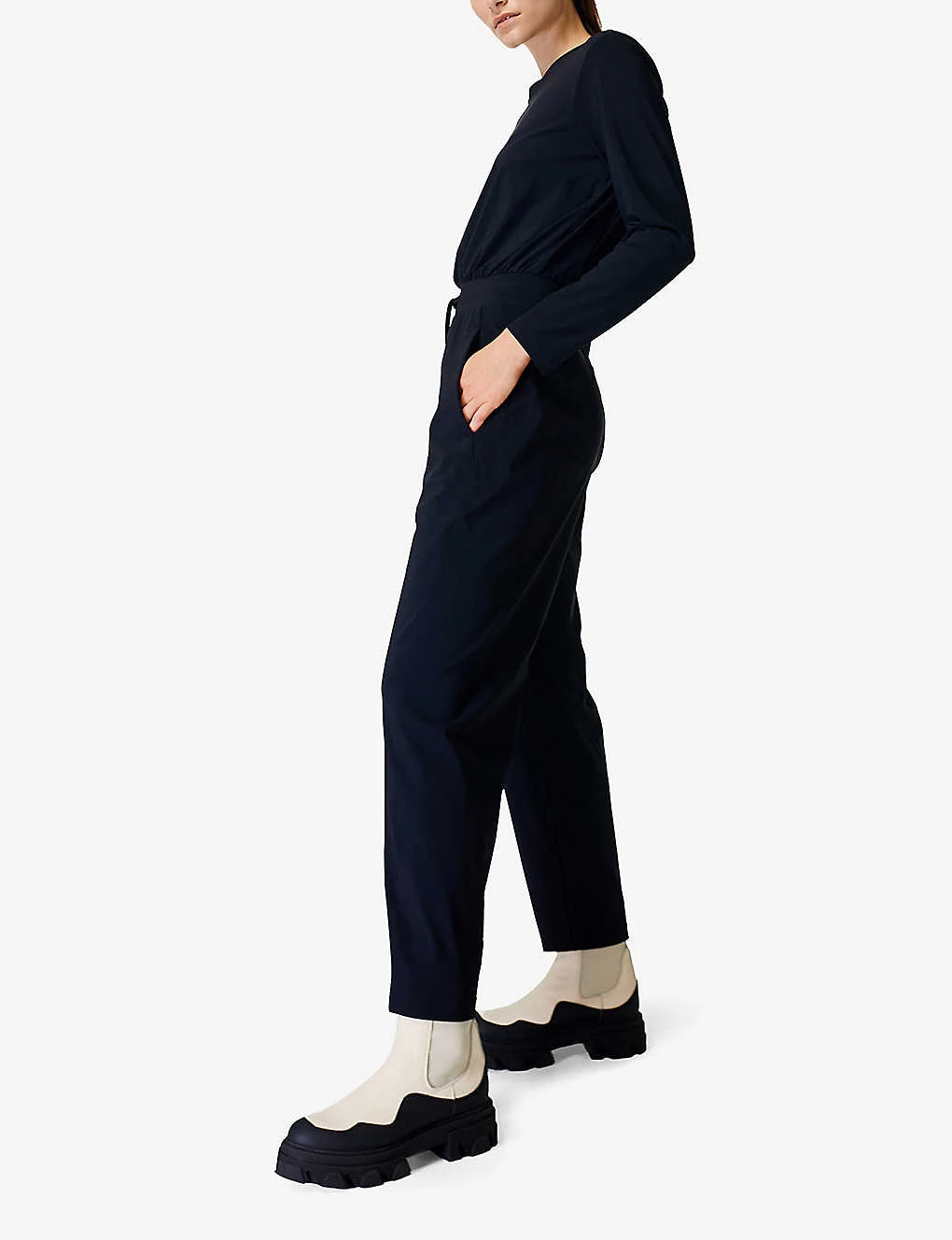 Sweaty Betty Explorer Tapered-leg Stretch-woven Jumpsuit 5 Sweaty Betty Explorer Tapered-leg Stretch-woven Jumpsuit - Image 3