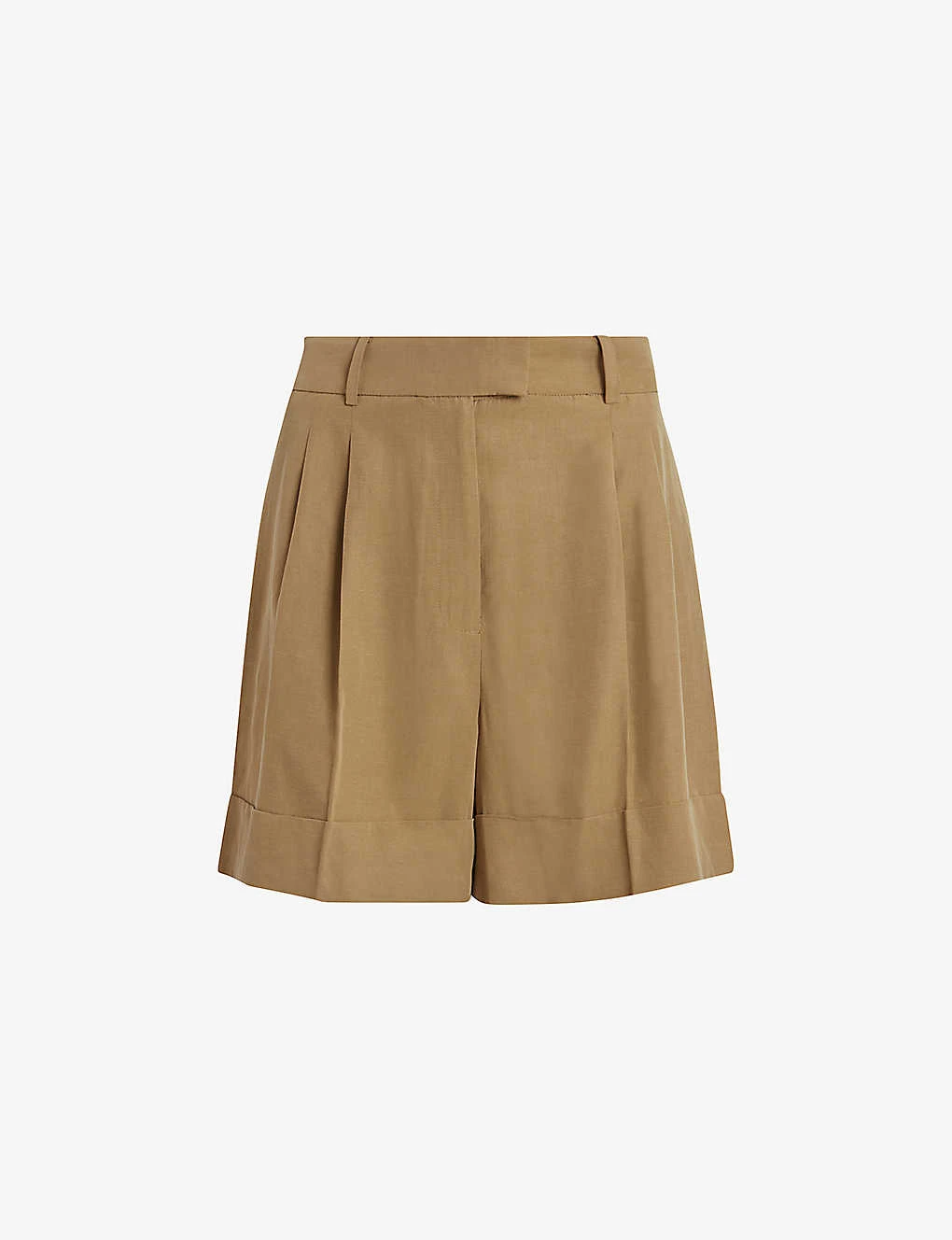 AllSaints Deri Lyn Wide-leg Mid-rise Woven Shorts 3 AllSaints Deri Lyn Wide-leg Mid-rise Woven Shorts