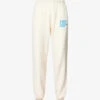 Exercise Often Text-print Cotton-jersey Jogging Bottoms -VogueVibe Store R04081051 CREAMOCEAN M