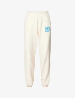 Exercise Often Text-print Cotton-jersey Jogging Bottoms