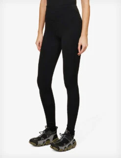 Lululemon Base Pace High-rise Stretch-woven Leggings -VogueVibe Store R04082310 BLACK ALT02